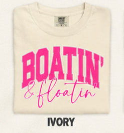 Pink Letter Boatin’ & Floatin’