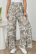 Ruffle Camo Pants