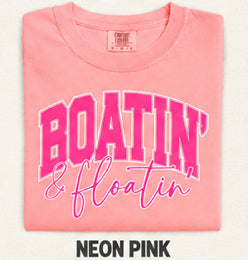 Pink Letter Boatin’ & Floatin’