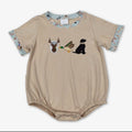 Baby Boy Duck Deer Dog Romper