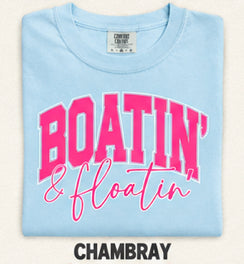Pink Letter Boatin’ & Floatin’