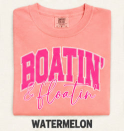 Pink Letter Boatin’ & Floatin’
