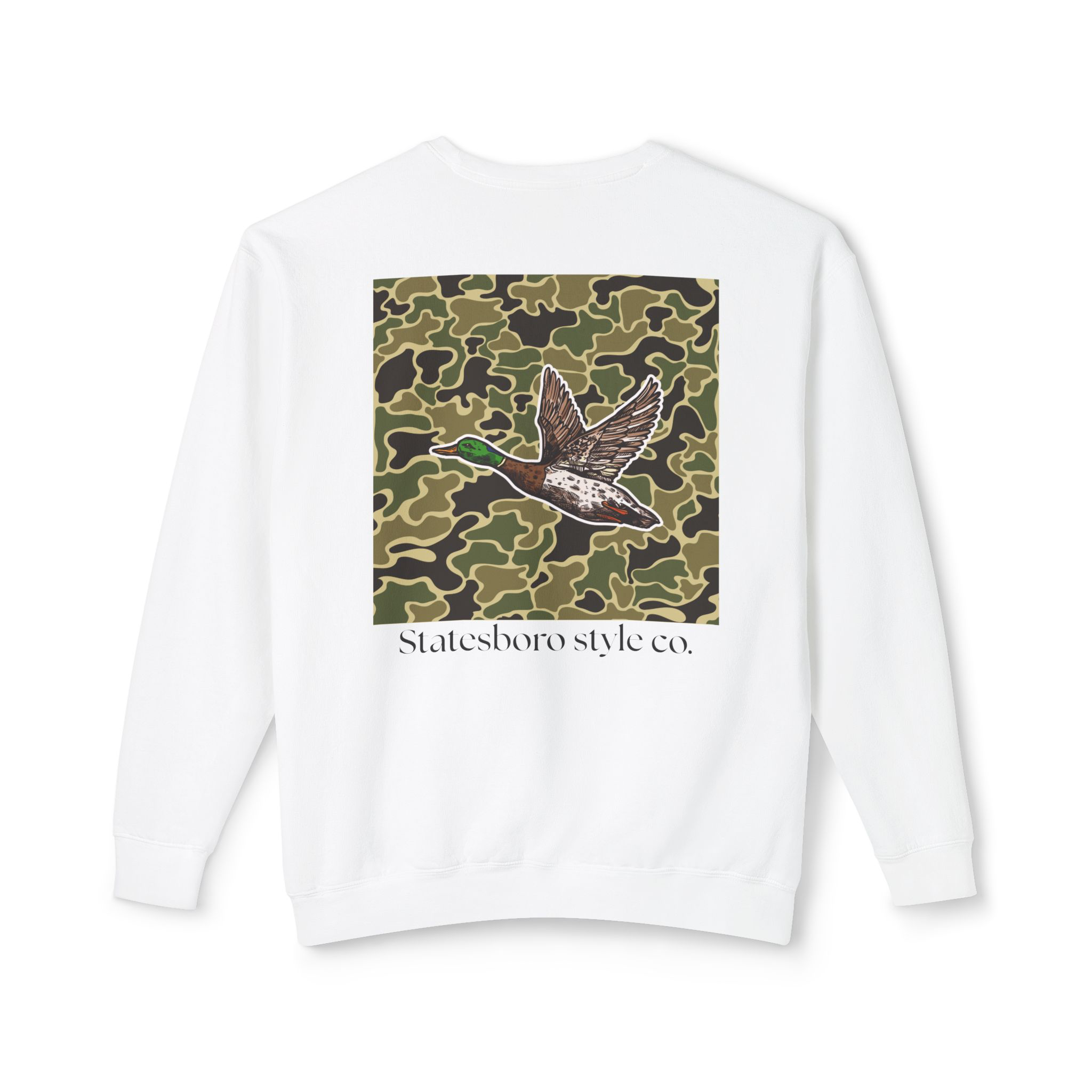 SSC Mens Camo Duck Crew Neck