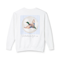 SSC Blue Gingham Duck Crew Neck