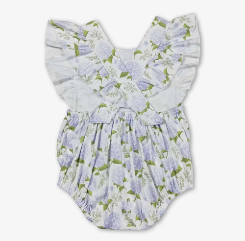 Baby Girl Hydrangea Romper