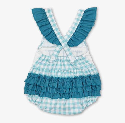 Baby Girl Ruffle Lineman Romper
