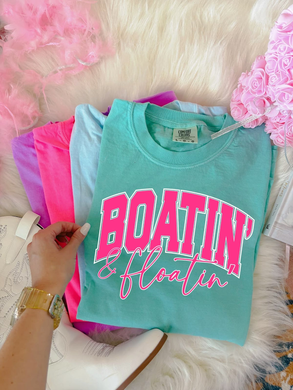 Pink Letter Boatin’ & Floatin’