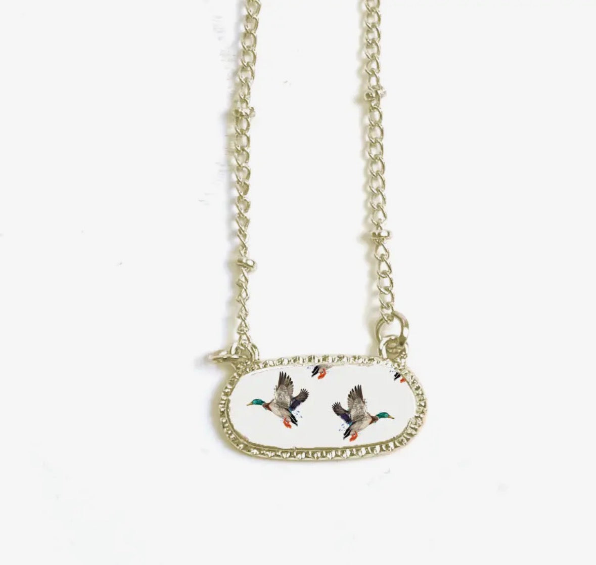 Gold Duck Necklace